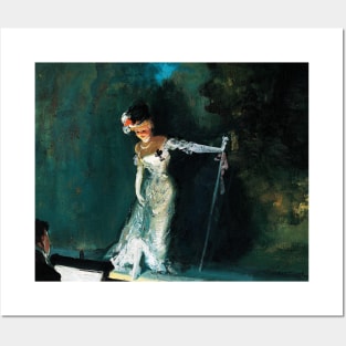 High Resolution Everett Shinn Painting Revue 1908 Posters and Art